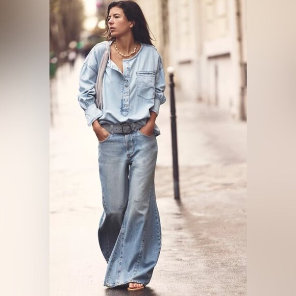 Free People We The Free Eden High Slouchy Jeans Size 29 - Picture 2 of 16